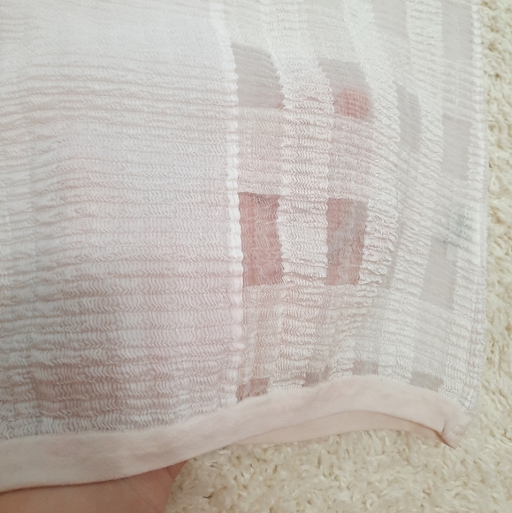 LIGHT PINK SHEER STRECH T-SHIRT - Picture 3 of 3